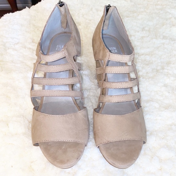 eileen fisher dewey wedge sandal